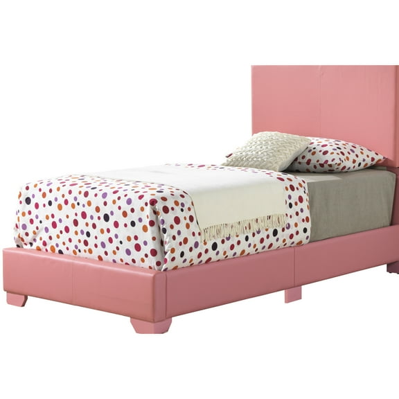 Pink Twin Bed - 47"h X 41"w 81"d, Foam Filled, Quick Assembly, Soft For Multiple Decoration Options Various Concepts