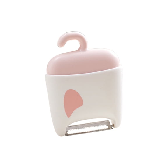 Pink Two In One Fruit Vegetable Cleaning Brush With Peeling Knife Portable Outdoor Fruit Scraper Vegetable Peeler Kitchen Tool Pink