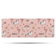 thumbnail image 1 of Pink Unicorn Flamingo Pattern Bathroom Rugs Mat,Non Slip Microfiber Bathroom Rug,Rubber Backing,Soft Bathroom Mats for Bathroom Floor,Tub and Shower,47x17in(120x43cm), 1 of 5