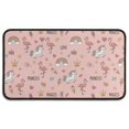 thumbnail image 1 of Pink Unicorn Flamingo Pattern Door Rugs,Washable Non Slip Door Mats Indoor,Decorative Door Mats,Entry Mat Indoor for Entrance,Bedroom,Kitchen,Bathroom,30"x17", 1 of 6