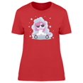thumbnail image 1 of Pink Unicorn On Skateboard T-Shirt Women -Image by Shutterstock, Female Medium, 1 of 2