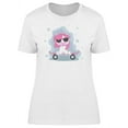 thumbnail image 1 of Pink Unicorn On Skateboard T-Shirt Women -Image by Shutterstock, Female Small, 1 of 2