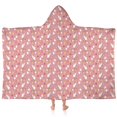 thumbnail image 1 of Pink Unicorn Rainbow Star Pattern Hooded Bath Towel，60"x35" for Ages 3 To 12 Kids, Quick Dry Lightweight Soft Microfiber Hood Beach Towel Cover Up for Kids, 1 of 1