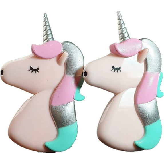 Pink Unicorn Style Beach Towel Clips Jumbo Size for Beach Chair, Cruise Beach Patio, Pool Accessories for Chairs, Household Clip, Baby Stroller. by C&H Solutions