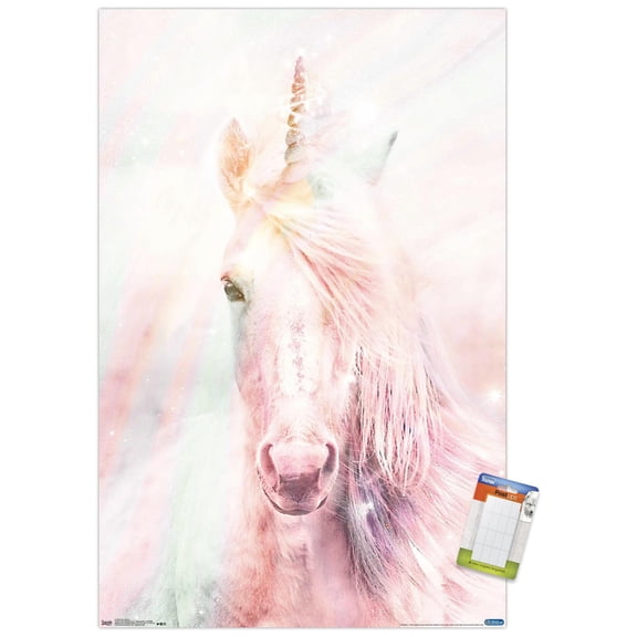 Pink Unicorn Wall Poster, 22.375" x 34"