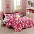 thumbnail image 1 of Pink Unicorn and Rainbow Kids Comforter Set Twin Size Hot Pink 3-Piece Kids Bedding with Cute Pattern Girls, 1 of 12