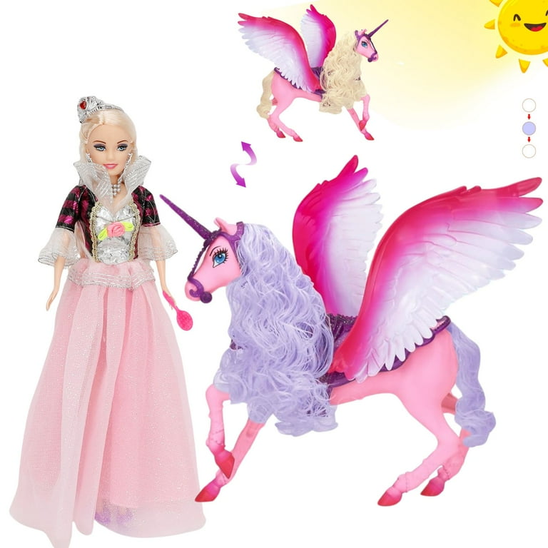 Barbie princess and unicorn gift set deals
