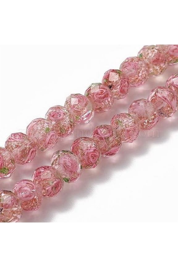 Pink Unisex 60-Piece Necklace