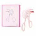 thumbnail image 1 of Pink Usb Rechargeable Heated Eyelash Curler Wide Angle For Large Area Curl, 1 of 7