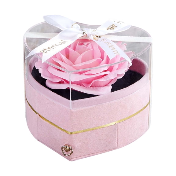 Pink Valentine'S Day Surprise Gift Box For Couples With Love Note & Romantic Accessories 12.5X13X9.8Cm Present For Him Her
