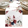 thumbnail image 1 of Pink Valentine's Day Table Runner - 72 Inch Long, Kitchen Dining Table Runner Dresser Scarves, Spring Floral Farmhouse Farmhouse Decor for Coffee Tables Wedding Party Banquet, 1 of 8