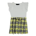 thumbnail image 1 of Pink Velvet Girls Flutter Sleeve Tie Front Dress, Sizes 4-16, 1 of 3