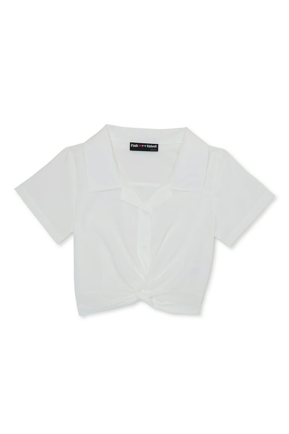 Girls' Hem Twist Top, Sizes 4-16