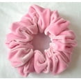 thumbnail image 1 of Penny's Boutique Pink Velvet Hair Scrunchy - Full, 1 of 7