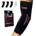 thumbnail image 1 of (Pink) Venom Sports Fitness Elbow Brace Compression Sleeve Support, 1 of 5