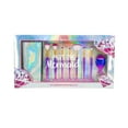 thumbnail image 1 of Pink Viva 9-Piece Purple Metallic Mermaid Makeup Brush Set, 1 of 17