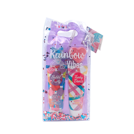 Pink Viva Bath Set With Bag, 6pcs