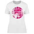 thumbnail image 1 of Pink Volleyball T-Shirt Women -Image by Shutterstock, Female XX-Large, 1 of 2