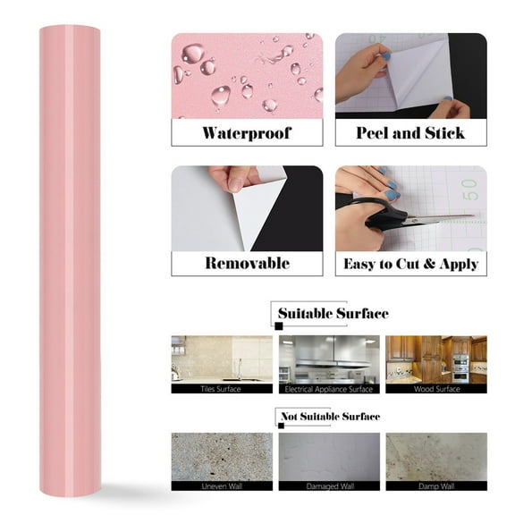 Pink Wallpaper Peel And Stick Contact Paper For Countertops Glitter Pink Counter Top Covers Self Adhesive Removable Wallpaper For Teen Girl Bedroom Cabinets