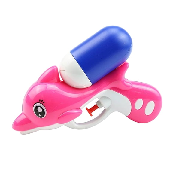 Pink Water Squirt Dolphin Toy Kids Summer Pool Beach Party Fun Outdoor Play Activity