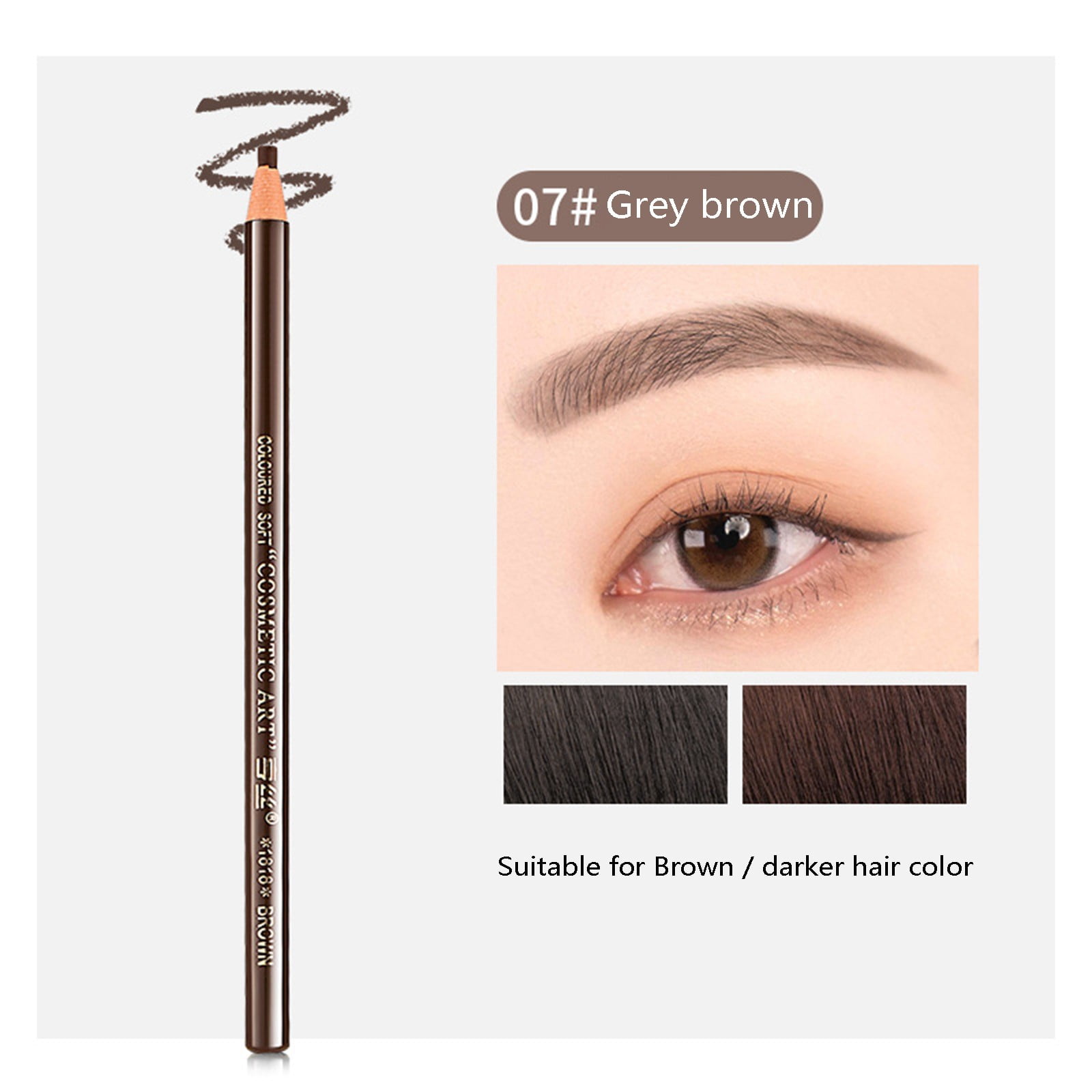 Geller Brow Marker Dark Universal Eyebrow Pencil Eyebrow Concealer Wax Eyebrows at Home Eyebrow Clear Eyebrow Gel Soap Eyebrow Makeup Forever Lip Liner 10 Wet And Wild Brow Pencil Contouring