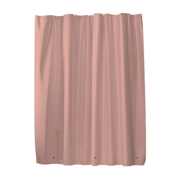 Pink Waterproof Plastic Shower Curtain Liner With 12 Hooks And 3 Magnets Pink 70.87X70.87 Inches Bathroom Accessory Extra Large Thickened Fabric Quick Dry Humid Environment