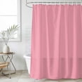 thumbnail image 1 of Pink Waterproof Shower Curtain, Large 72"x84" Washable Polyester Fabric Shower Curtains for Bathroom, Pure Pink Decorative Bathtub Curtain Sets with Hooks, 1 of 9