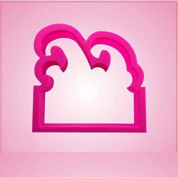 Pink Wave Cookie Cutter