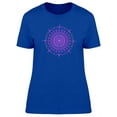 thumbnail image 1 of Pink Wavy Mandala T-Shirt Women -Image by Shutterstock, Female XX-Large, 1 of 2