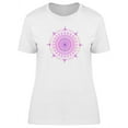 thumbnail image 1 of Pink Wavy Mandala T-Shirt Women -Image by Shutterstock, Female x-Large, 1 of 2