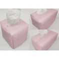 thumbnail image 1 of Pink & White Checked Gingham Tissue Box Cover by Penny's Needful Things (Short Rectangle), 1 of 3