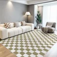 thumbnail image 1 of Pink White Checkerboard Area Rug Multi Color Options Doormat Modern Living Room Carpet Non Slip Floor Mat for Home Decor, 1 of 10