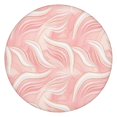 thumbnail image 1 of Pink White Gold Marble Pattern Round Fitted Tablecloth with Elastic Edge,Dining Table Cover Waterproof,Outdoor Round Tablecloth for Camping,Dining,Indoor and Outdoor, 1 of 7