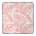 thumbnail image 1 of Pink White Gold Marble Pattern Square Fitted Tablecloth with Elastic Edge,Square Table Cover,Washable Elastic Table Cover for Home Kitchen Party Decor 36"x36", 1 of 6