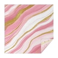 thumbnail image 1 of Pink White Gold Marble Pattern Square Tablecloth,Waterproof Square Table Cover,Wipeable Spillproof Washable Table Cover for Home Kitchen Party Decor 42"X42"(107x107cm), 1 of 6