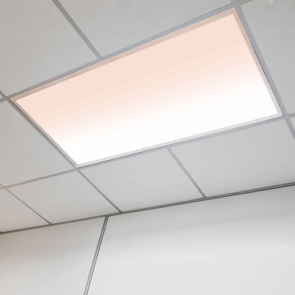 Pink White Ombre Fluorescent Light Covers, Beige Gradient Color Modern Abstract Art Magnetic Light Covers for Ceiling Lights, Fluorescent Ceiling Shade for Classroom Bedroom Office 4x2Ft x 1PCS