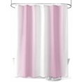 thumbnail image 1 of Pink White Ombre Standard Shower Curtain Set, Waterproof Shower Curtains for Bathroom, Modern Abstract Art Farmhouse Gradient Washable Fabric Cloth Bath Curtain for Bathtub with Hooks 72x72 Inches, 1 of 6
