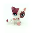 Pink White Sparkle Glitter Short Hair Cat Littlest Pet Shop LPS 2291 ...