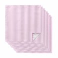 thumbnail image 1 of Pink White Stripe Cloth Napkins, Modern Minimalist Geometric Striped Washable and Reusable Dinner Napkins Set of 8, Table Napkin for Kitchen Party Birthday Wedding Hotel Housewarming 20"x20", 1 of 8