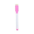 thumbnail image 1 of Pink Whiteboard Marker with Brush-Style Eraser Tip, Quick-Dry Ink, Dust-Free for Presentations and Planning, 1 of 9