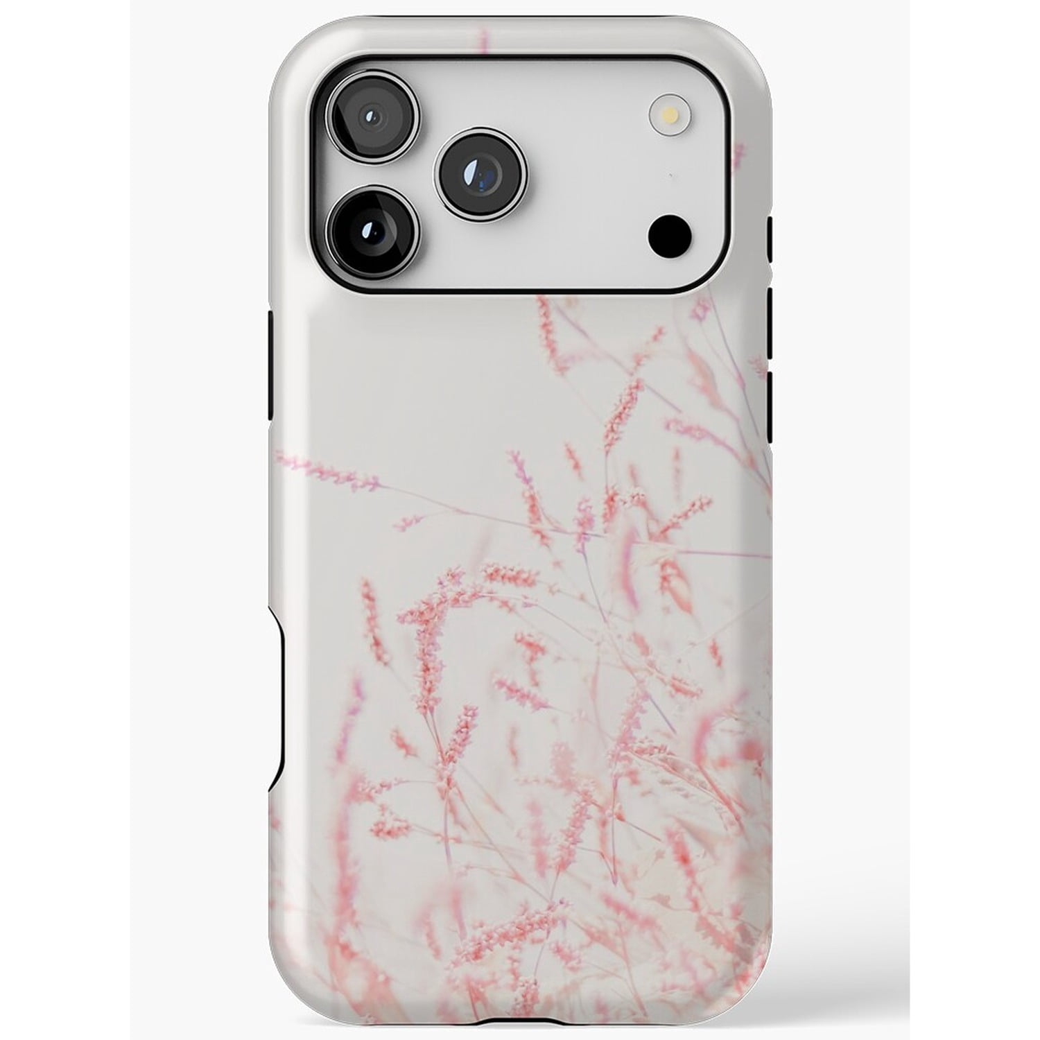 Seed Casing Pink Wild Grass and Seed Head Botanical Tough Case for Apple iPhone ...