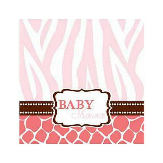 Pink Wild Safari Luncheon Napkin by Creative Converting - 667386