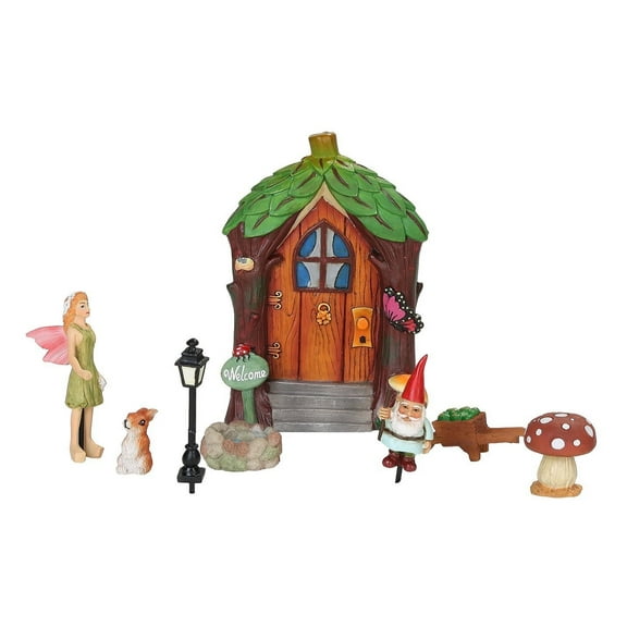 Pink-Winged Fairy Garden Starter Set