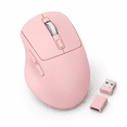 Small Pink Computer Mouse Pink Wireless Computer Mouse For Laptops, Tablets, And Desktop Devices ...