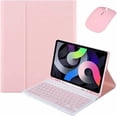 thumbnail image 1 of Pink Wireless Keyboard & Mouse Case for iPad 10th Gen 10.9", 1 of 4