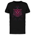 thumbnail image 1 of Pink Wolf Geometry T-Shirt Men -Image by Shutterstock, Male 3X-Large, 1 of 2