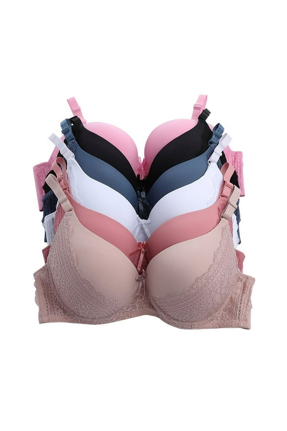 Pink Women Bras 6 pack of Bra B cup C Cup  Size 40C (6670)