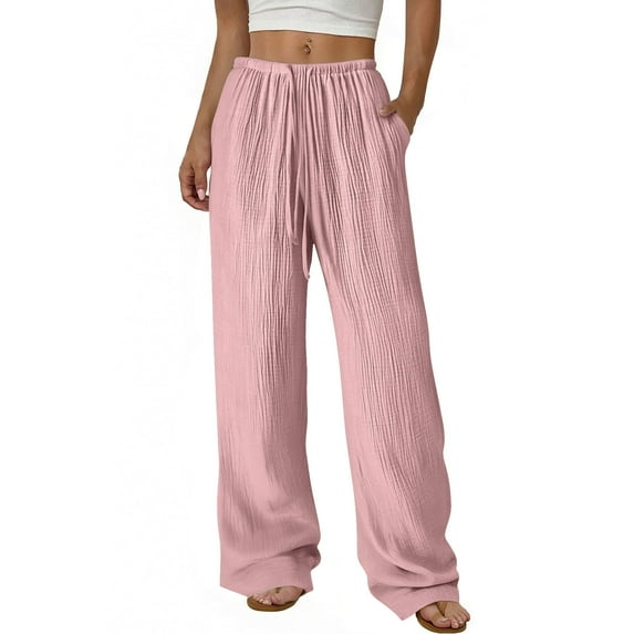 Pink Fall Dresses For Women 2026.Pink for Women Fall Summer Lounge Flare Bell Bottom Straight Leg ...