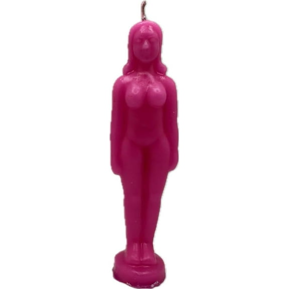 Pink -Women Figure Image Candle -(1pc) Vela Rosa de Imagen Mujer -Spell,Spell Work,Ritual,Magic,Esoteric