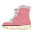 thumbnail image 1 of Pink Women'S Boots With Round Toe And Fleece Lining For Easy Wear And Warmth In Work Environments, 1 of 4